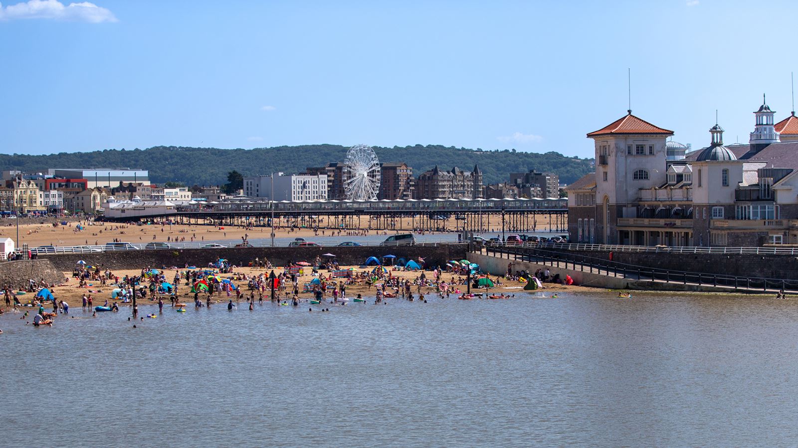 Marine Lake on a sunny day